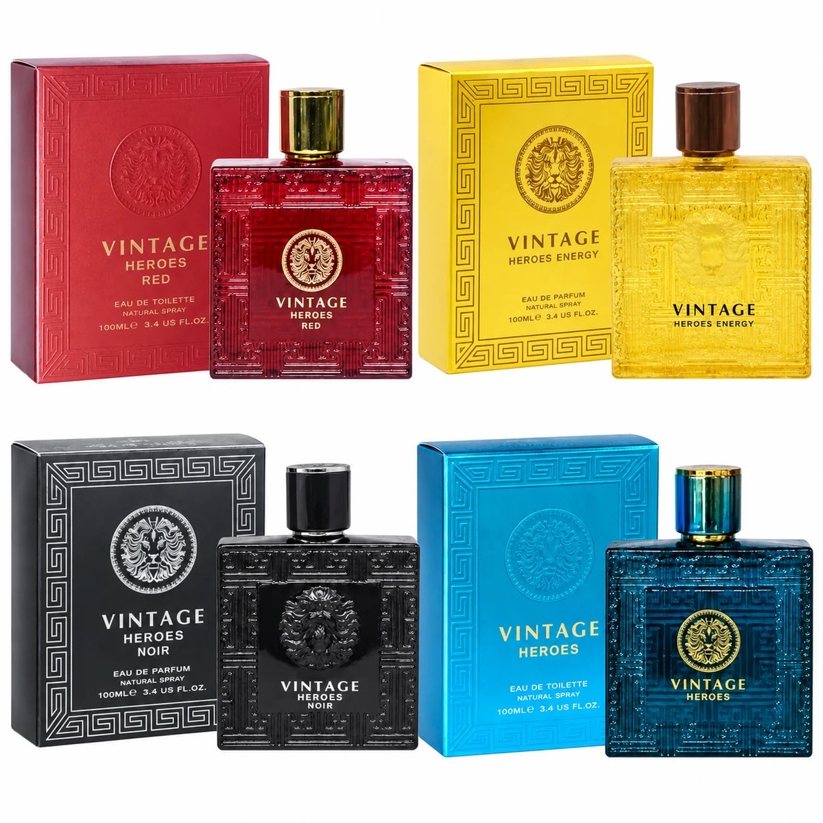 Vintage Heroes Collection for Men fragrance set