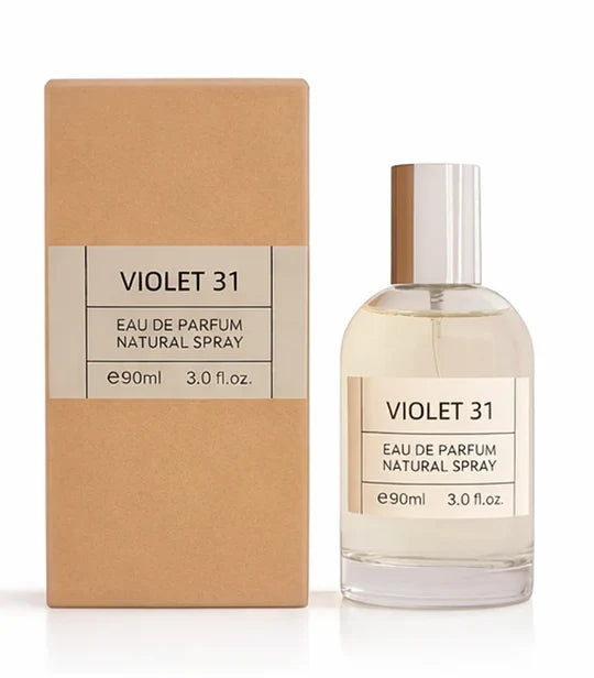 Violet 31 Eau de Parfum for Women 3.0 oz (90 ml) – Floral Violet Perfume Spray, Elegant Long Lasting Feminine Fragrance, Everyday Womens Perfume