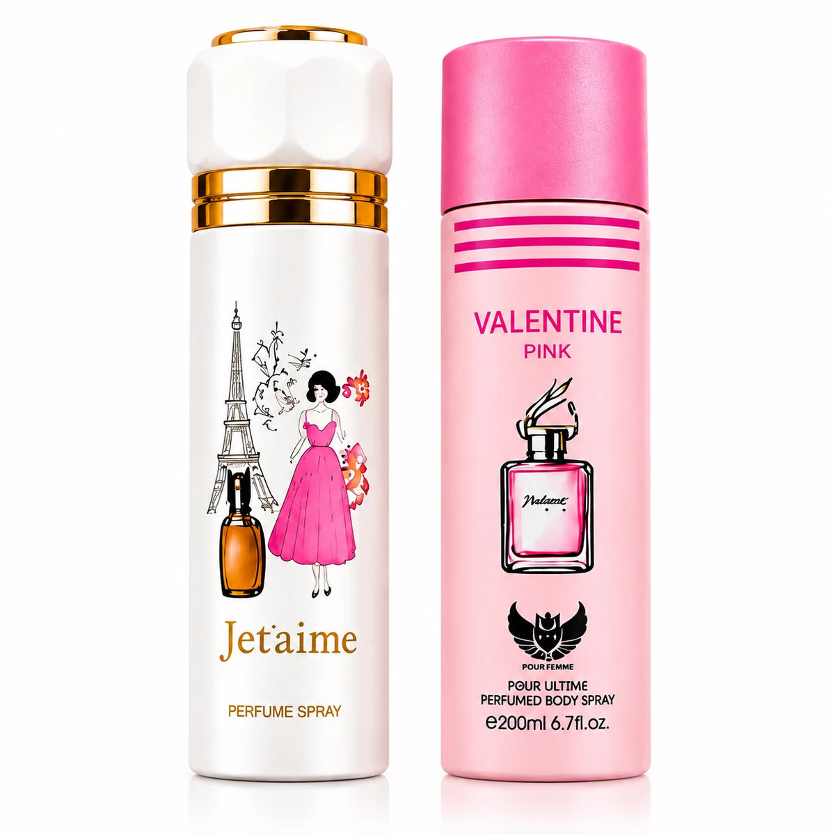 Women's Perfume Body Spray 2 Pack – Long Lasting Fragrance Set – Floral & Sweet Feminine Scents