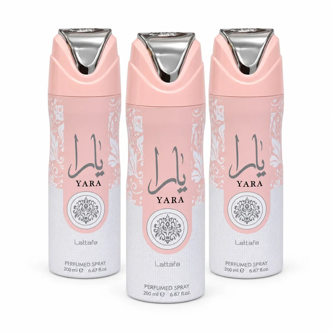 Yara Perfume Body Spray for Women - Sweet Fruity Floral Fragrance - Vanilla Musk Scent - 200ml / 6.67 fl oz